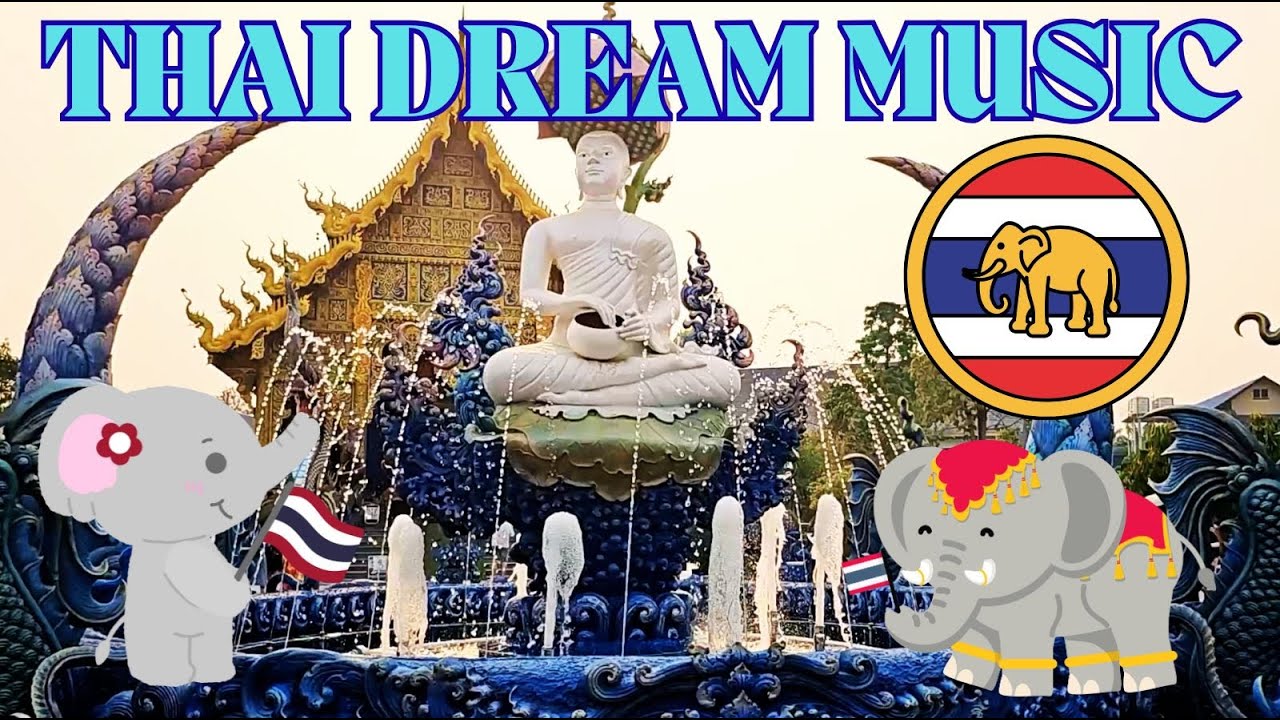 Blue Temple Dreams – Relaxing Thailand Journey 💙🌿✨# WorldofInstrumentalDreams #thai #music #relaxing