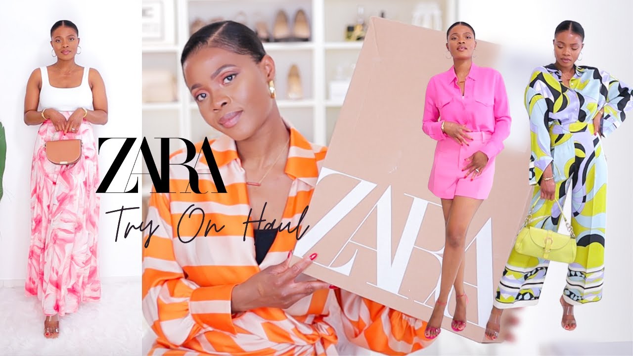 NEW IN ZARA TRY ON HAUL | NEW IN ZARA 2022 | ama loves beauty