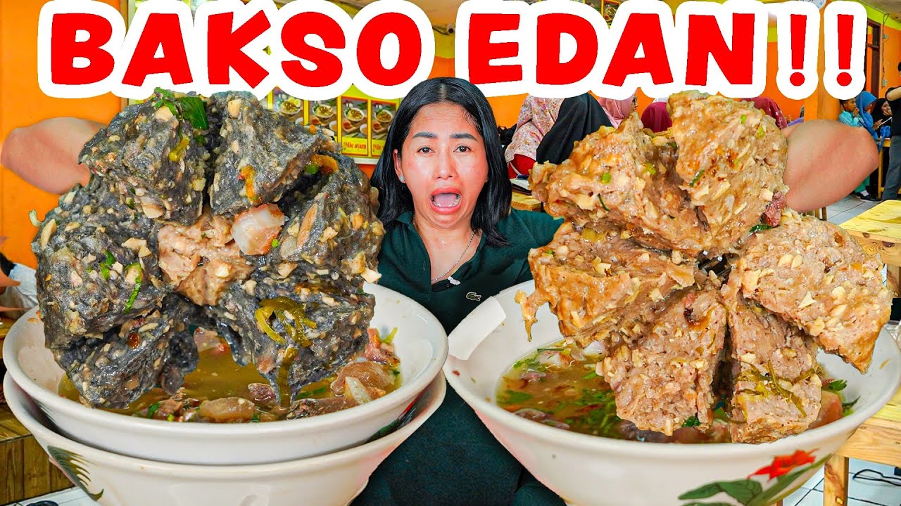 MUKBANG 2 PORSI BAKSO UKURAN NGGAK UMUM!! URATNYA NGAJAK PERANG!!