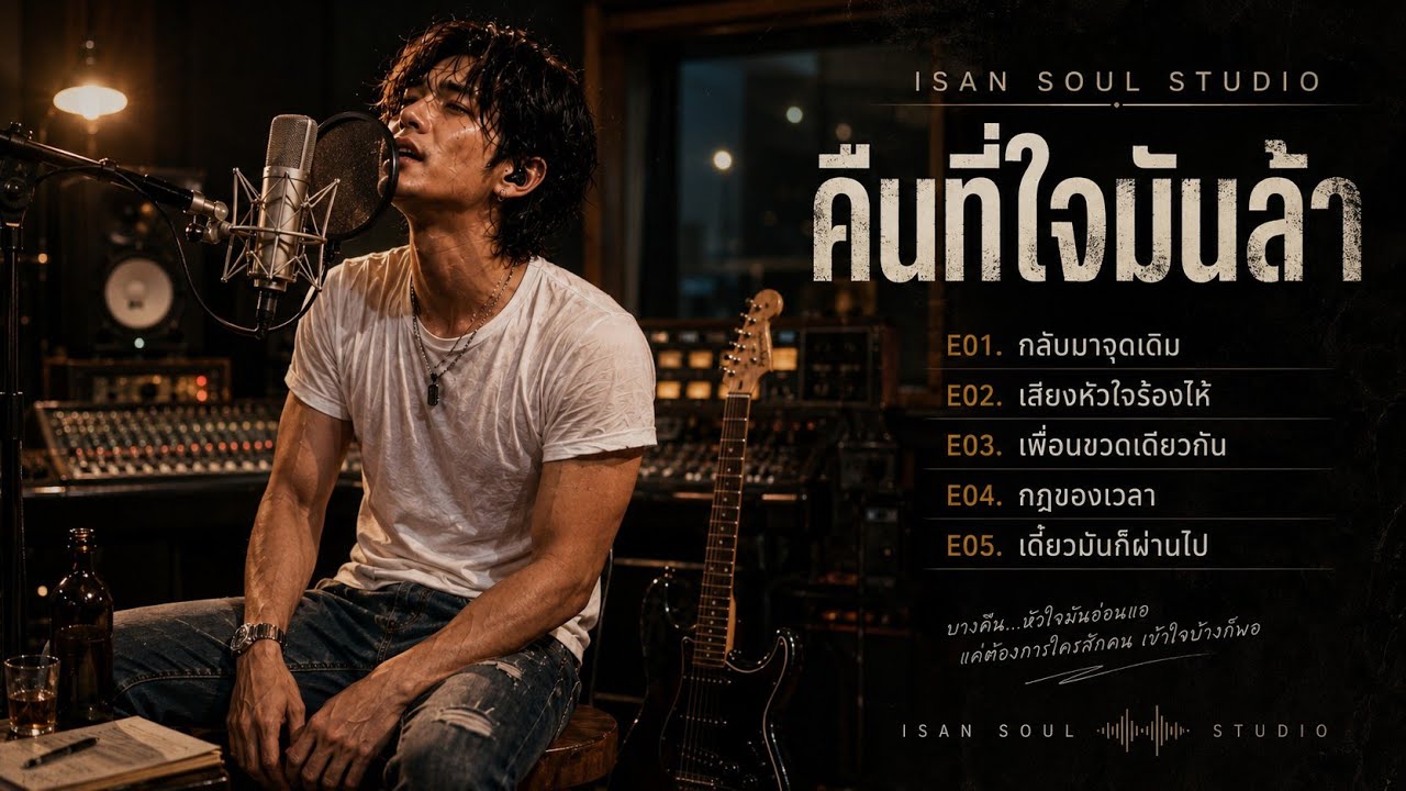 คืนที่ใจมันล้า #เพลงใหม่  #เพลงเพราะ #เพลงเศร้า