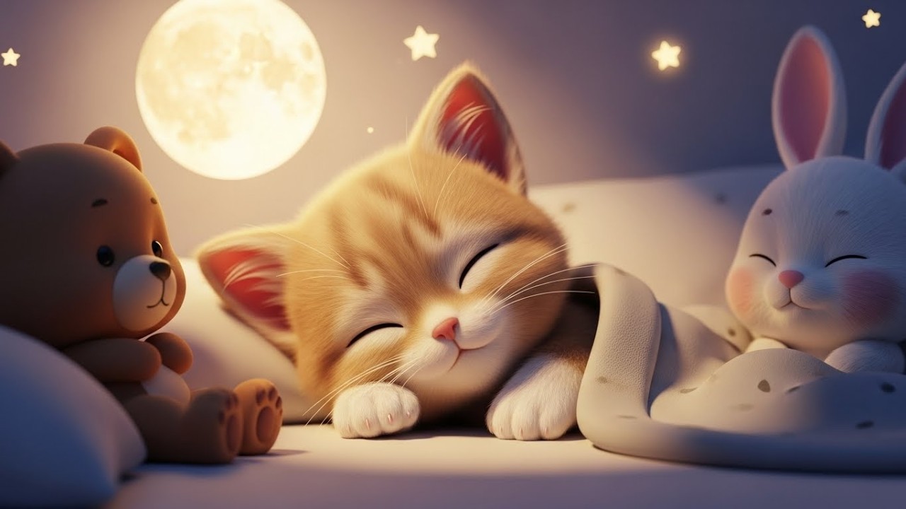Колыбельная с сонными животными 🌙😴🐾 | Спокойная музыка и мультик для засыпания