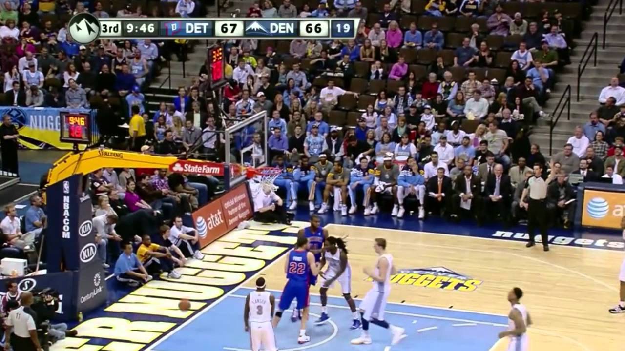 Ben Gordon hits record 9/9 three pointers vs. Nuggets (Mar 21, 2012)