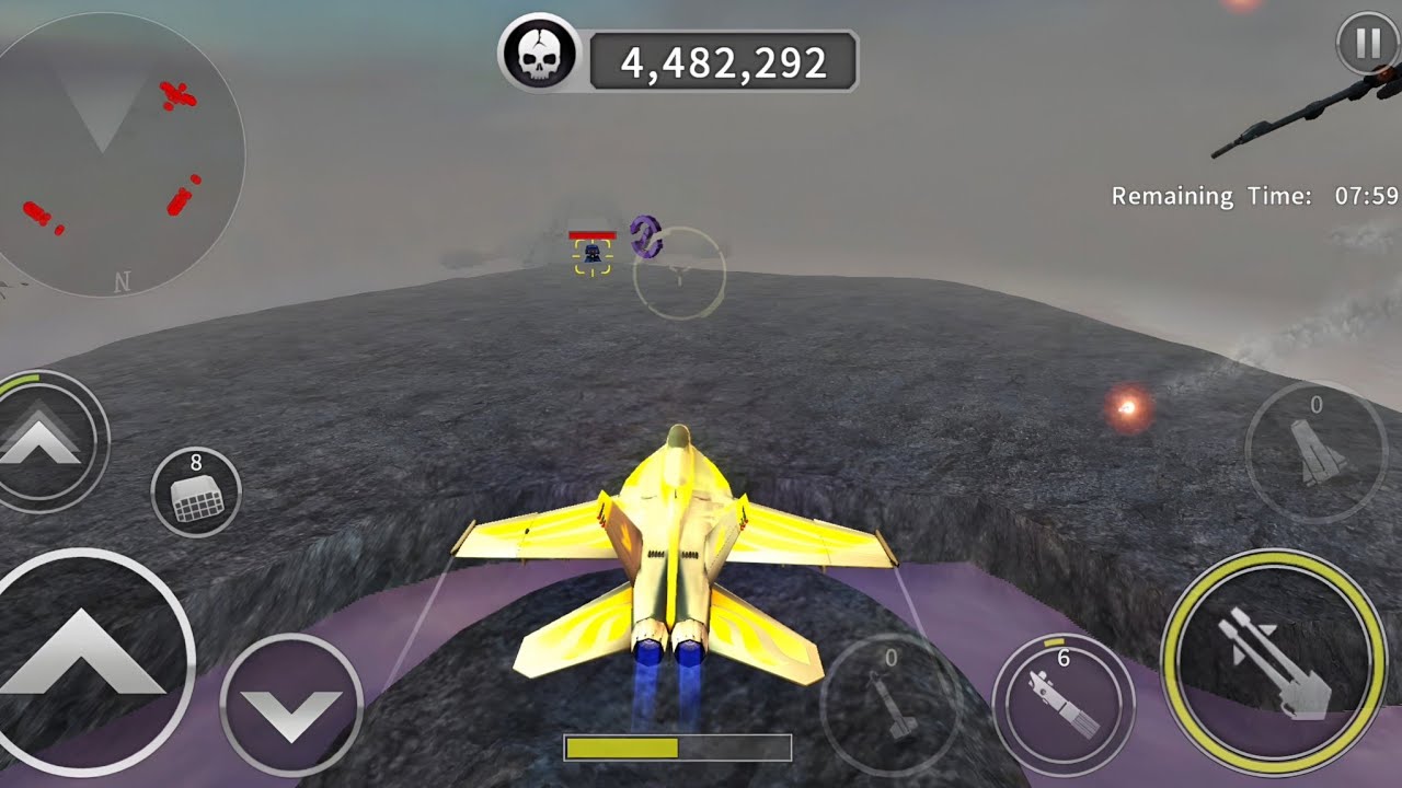 Gunship Battle: GOLDEN HORNET with laser Raidmission gameplay