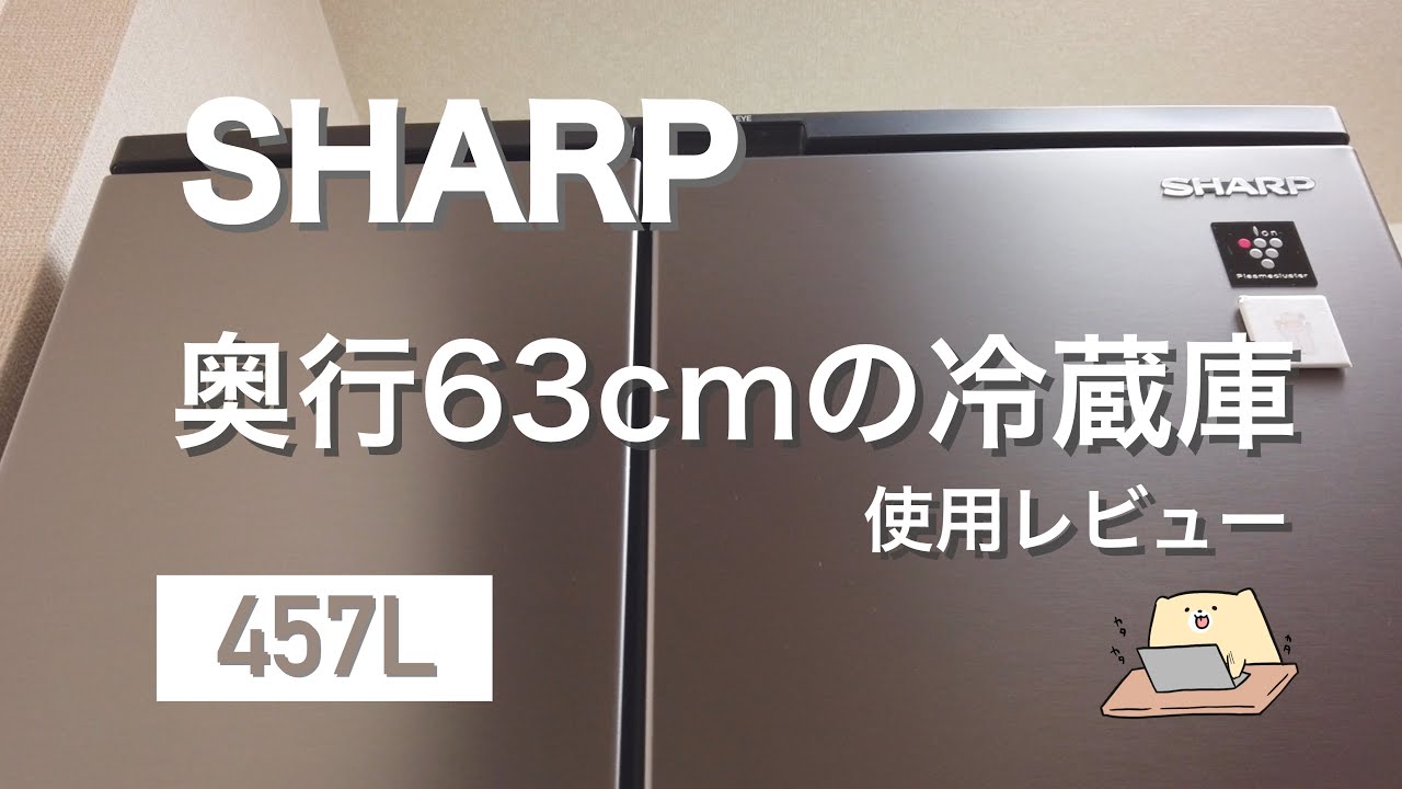 【おすすめ冷蔵庫】シャープの薄型冷蔵庫を選んだ理由＆使用レビュー【SJ-MF46J】