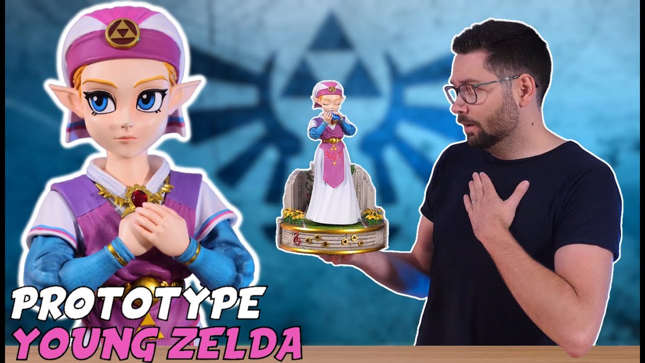 Young ZELDA Ocarina of Time, trop de nostalgie ! PROTOTYPE Statue