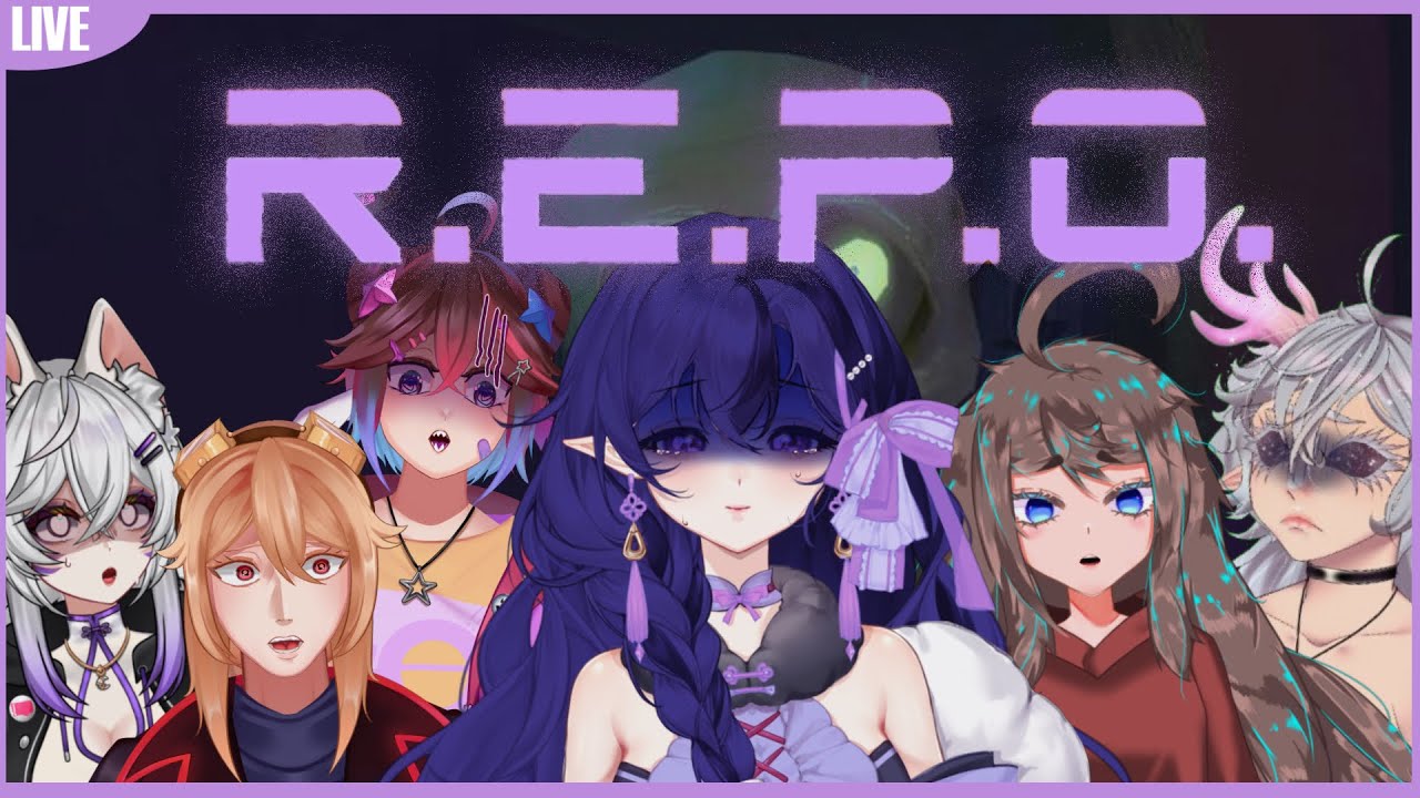 [EN/PT] COLLAB CAÓTICA de REPO com VTUBERS! | 19:30 AO VIVO!