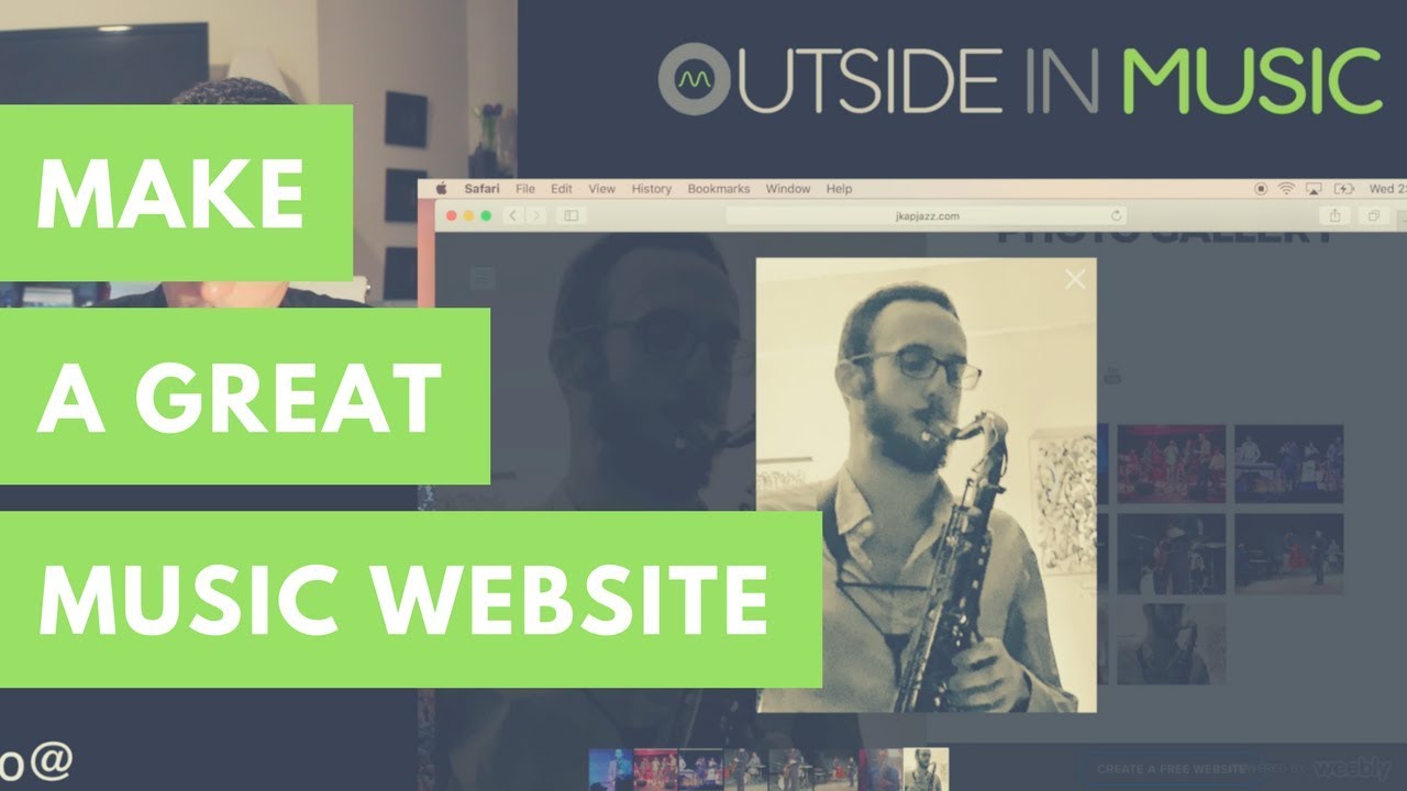 Music Consulting - Brand Your Website Better - Outside in Music - Jason Kaplan Jazz Saxophone