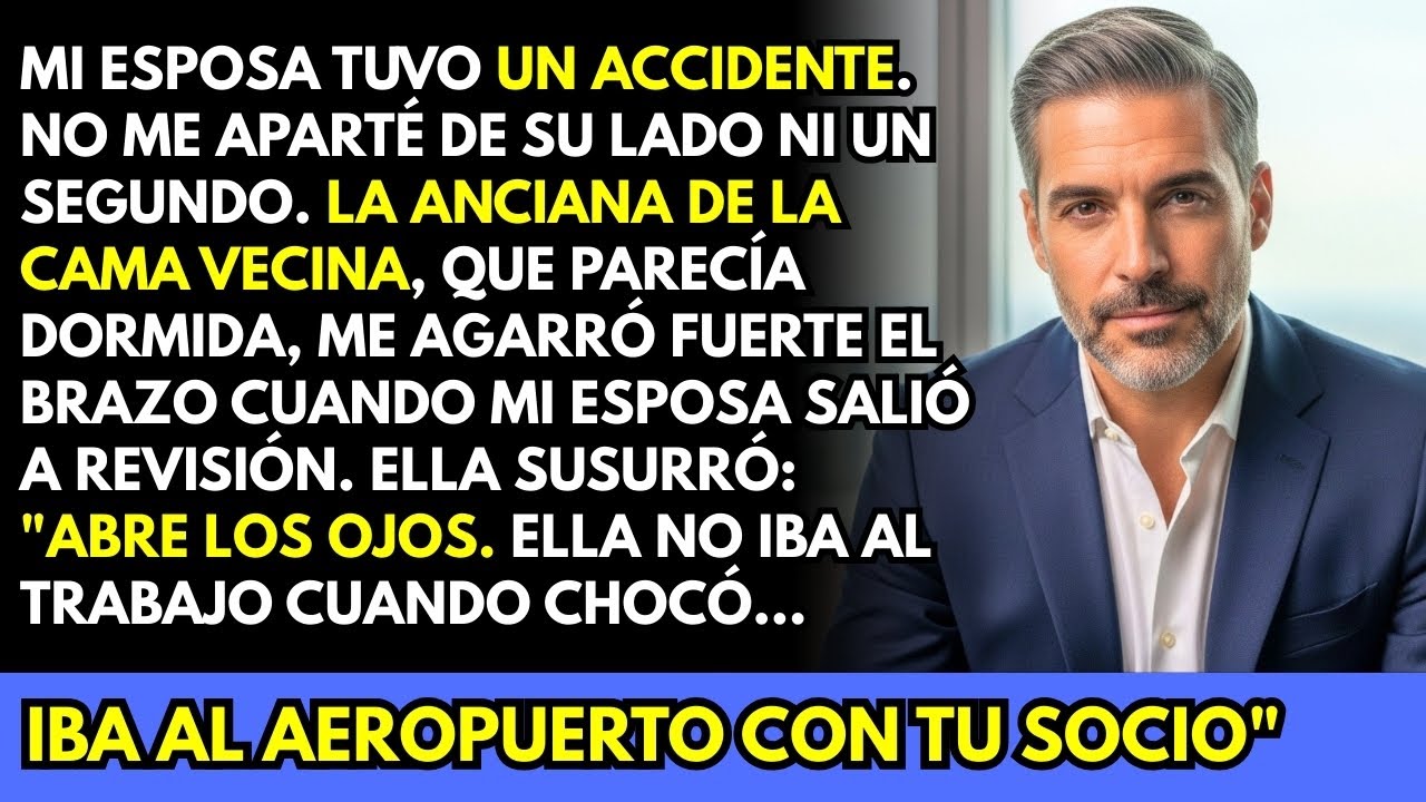 Mi esposa chocó el auto. La anciana de al lado me susurró: 