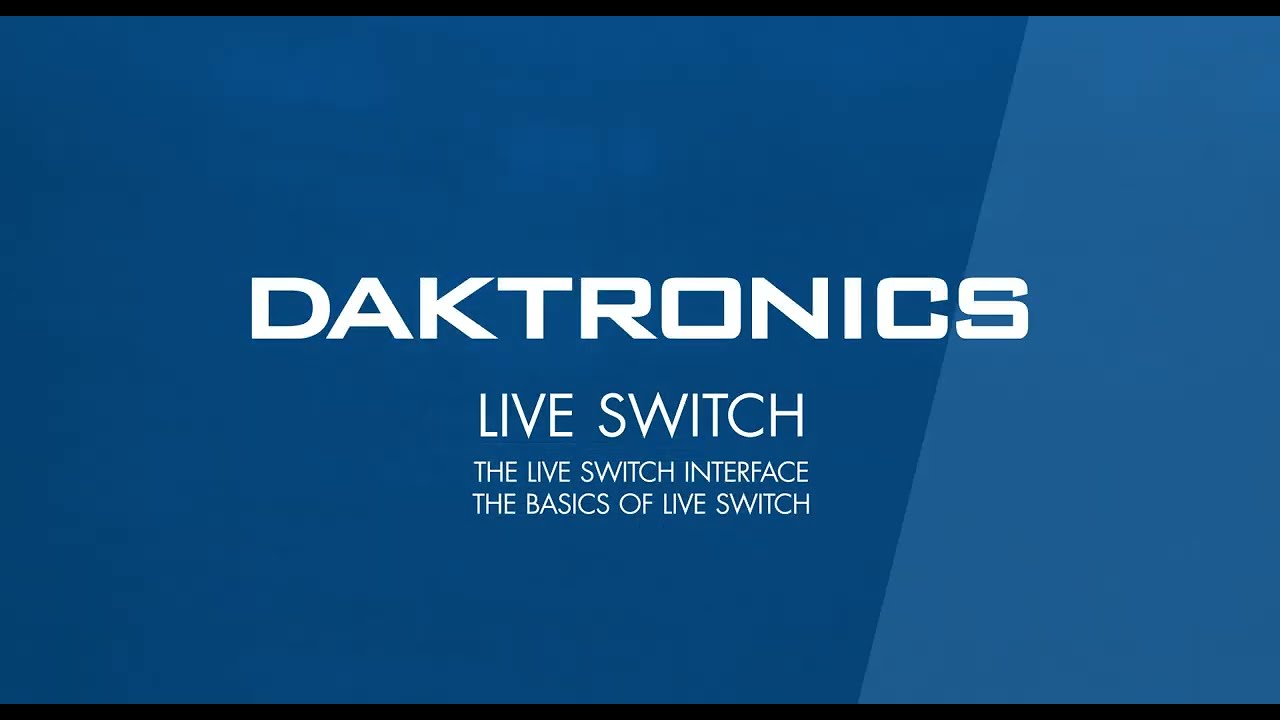 Обзор интерфейса Live Switch