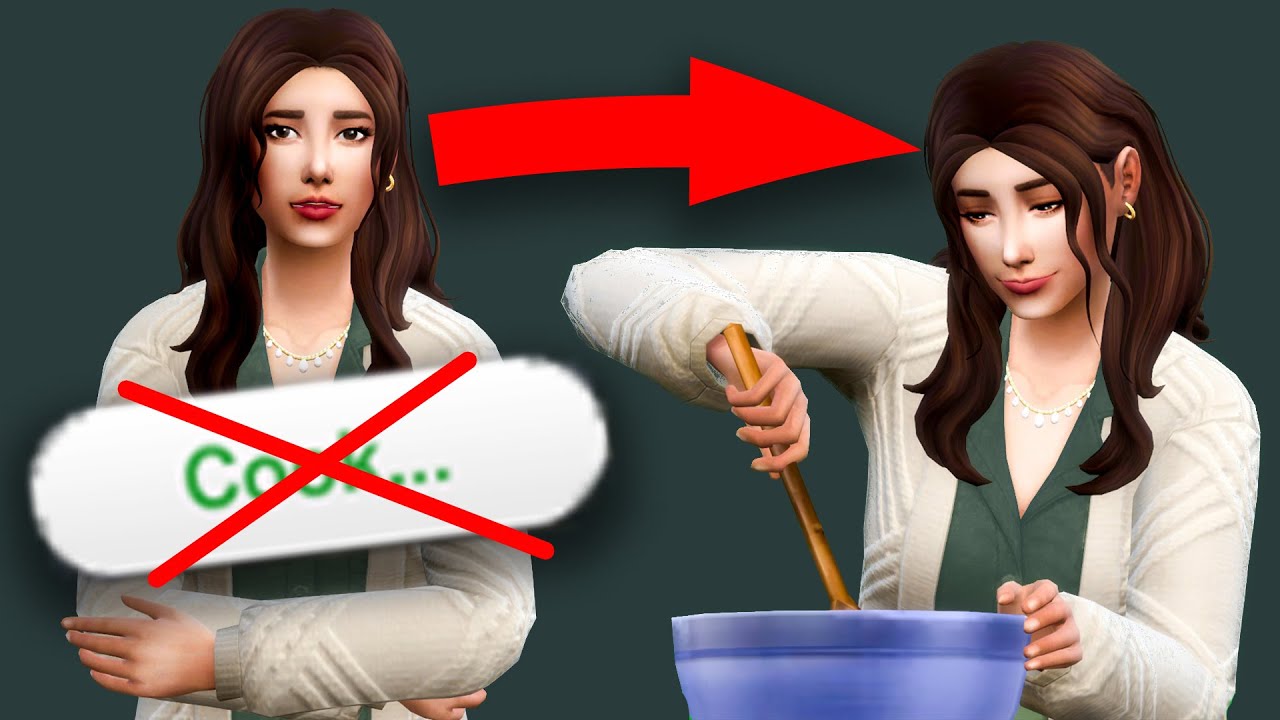 Почему я не могу готовить в Sims 4? 😨🍕 ПРОСТОЕ ИСПРАВЛЕНИЕ ИГРОВОГО ПРОЦЕССА!