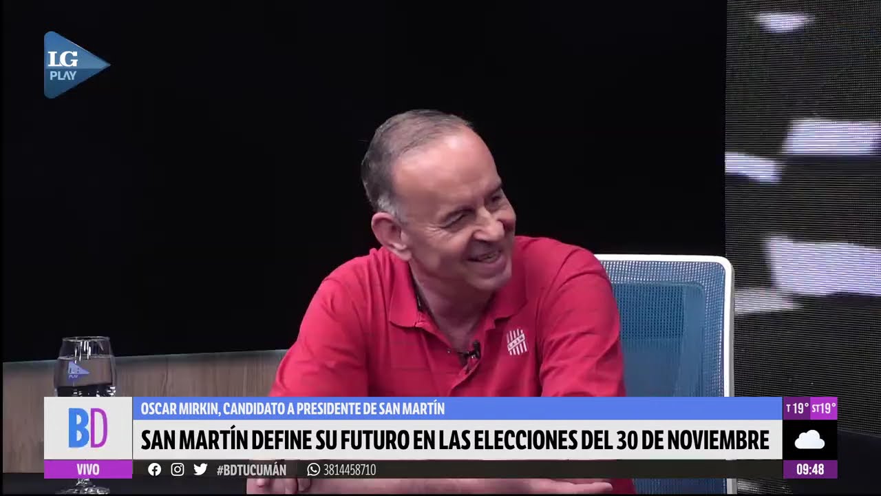 Elecciones en San Martín Tucumán: Óscar Mirkin promete un plan integral para "salvar al club"