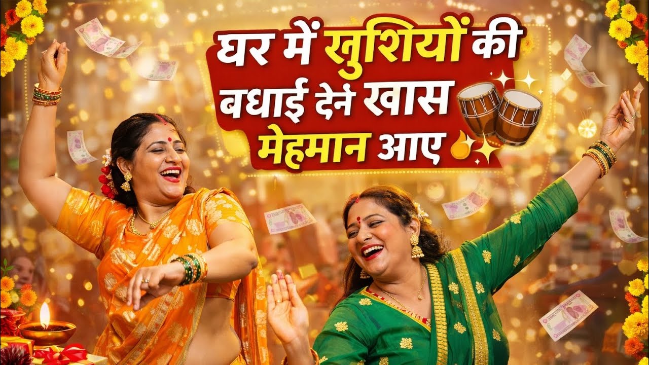 💕💞Ghar me badhai magne aye mehman🎉