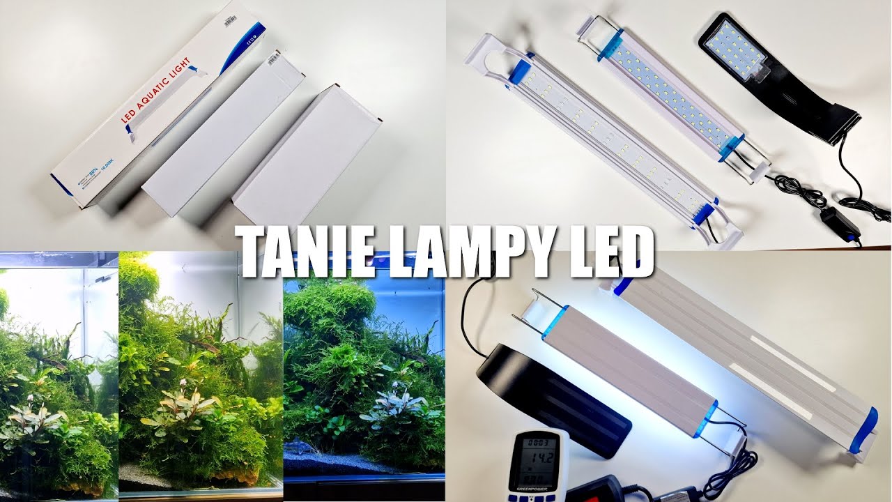 Tanie lampy LED do akwarium - Unboxing & Test