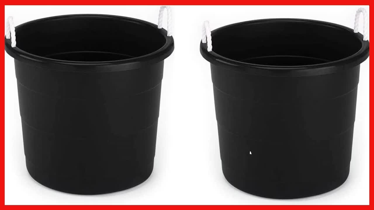 Homz 17 Gallon Storage Buckets – Durable, Spacious, and Versatile