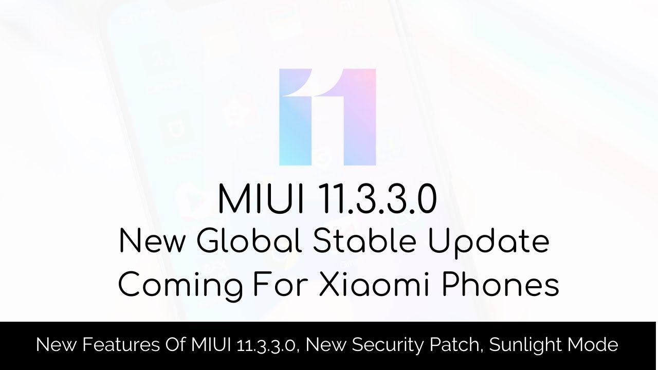 MIUI 11.3.3.0  New Stable Update | Top Features In MIUI 11.3.3.0 | MIUI 11.1 Update For Redmi Note 7