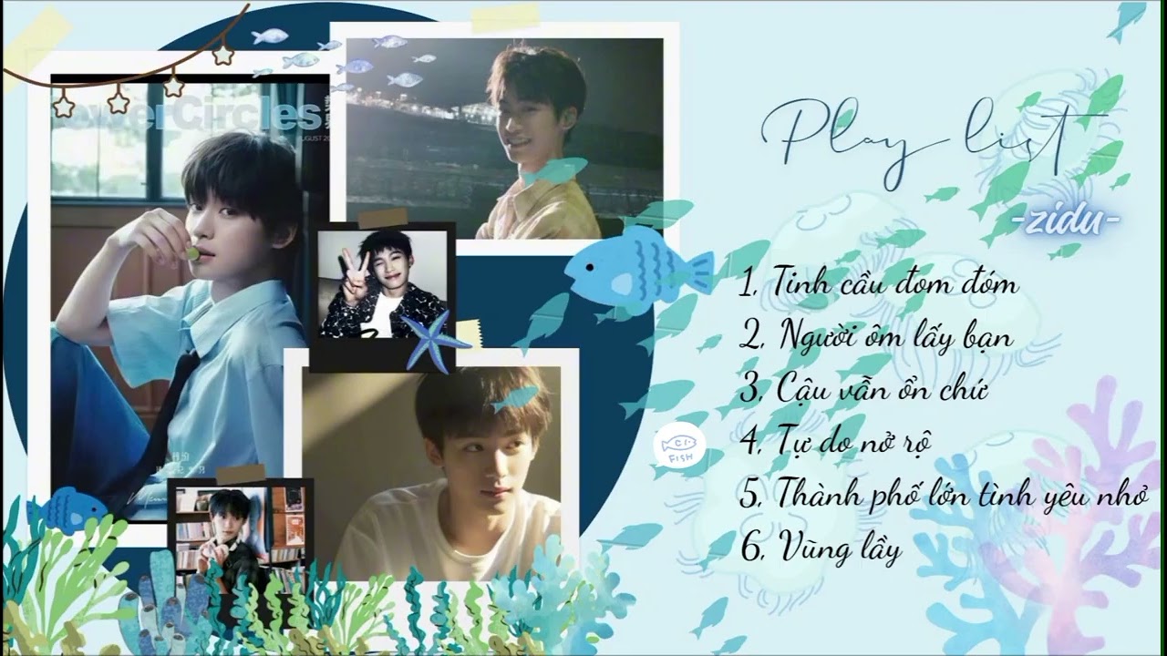 Playlist ZiYu : Tinh cầu đom đóm, người ôm lấy bạn, cậu vẫn ổn chứ, tự do nở rộ, .... 