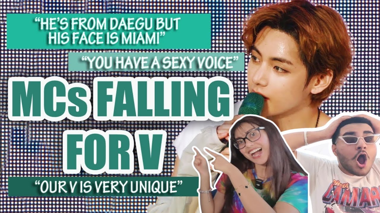 MCs falling for Kim Taehyung (BTS V) (REACTION) This MAN is CHARMING!