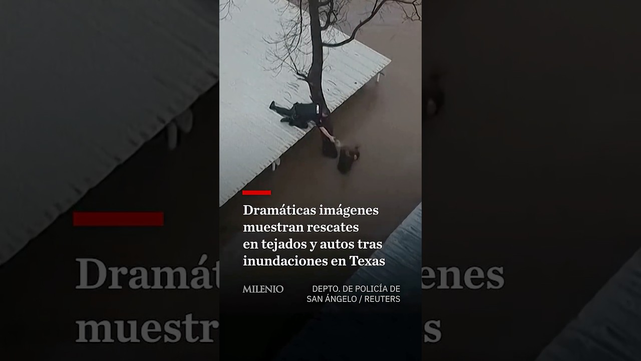 Así rescataron a los afectados por las inundaciones en Texas