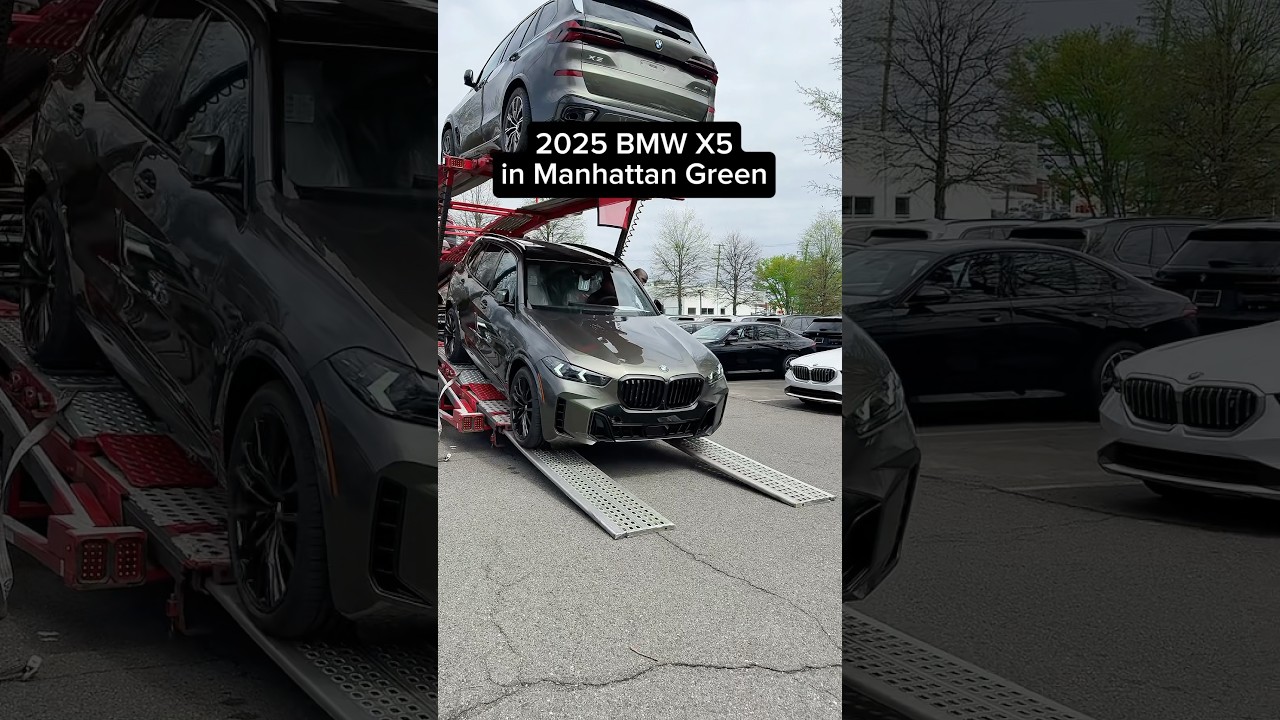 2025 BMW X5 IN MANHATTAN GREEN #bmw #shorts