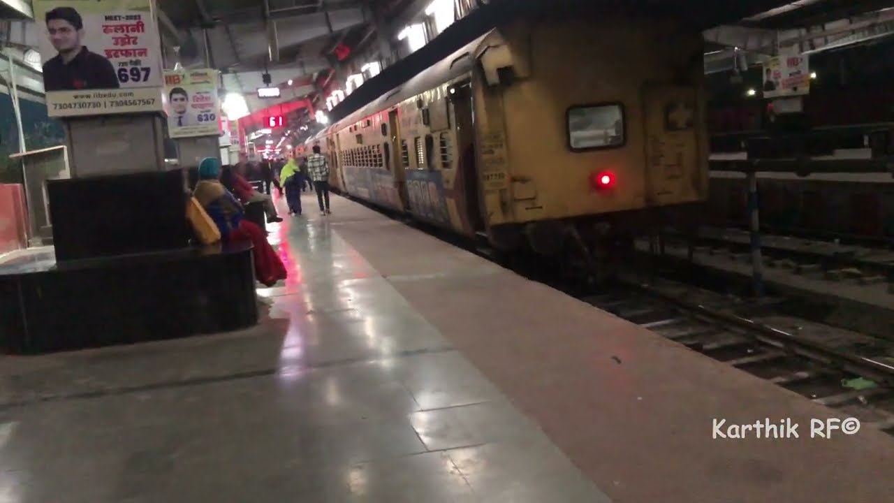Parbhani Express Announcement at Hazur Sahib Nanded Railway Announcement