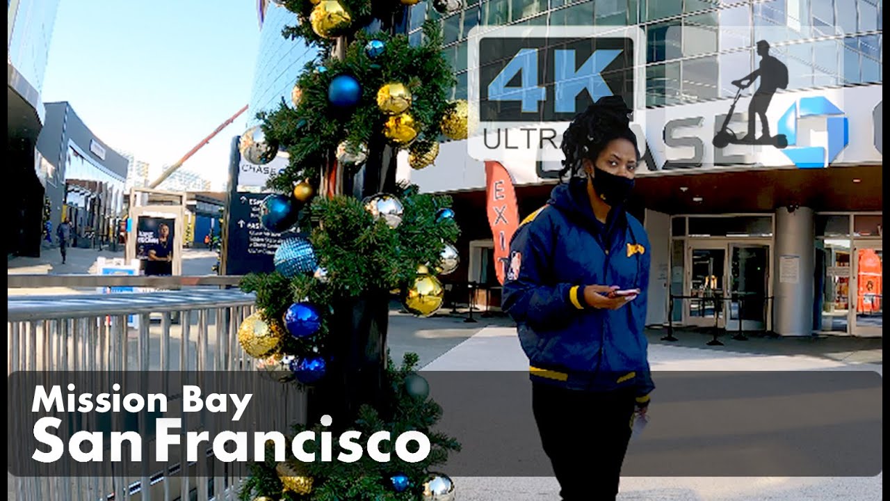 San Francisco 🇺🇸 | Mission bay | Event Center | 4K UHD Electric Scooter Tour