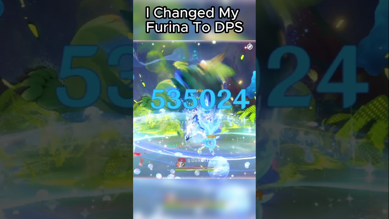 I Changed My Furina To DPS.