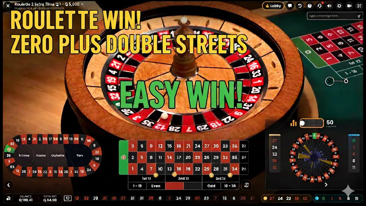 WINNING Roulette with Double Streets & ZERO!!!