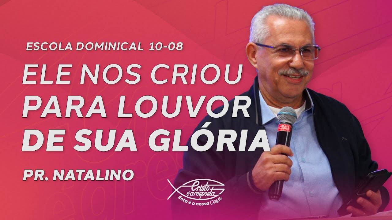 COMO NÃO ADMIRAR A ESTE DEUS PAI? | Pr. Natalino  (10/08 - 8h30)