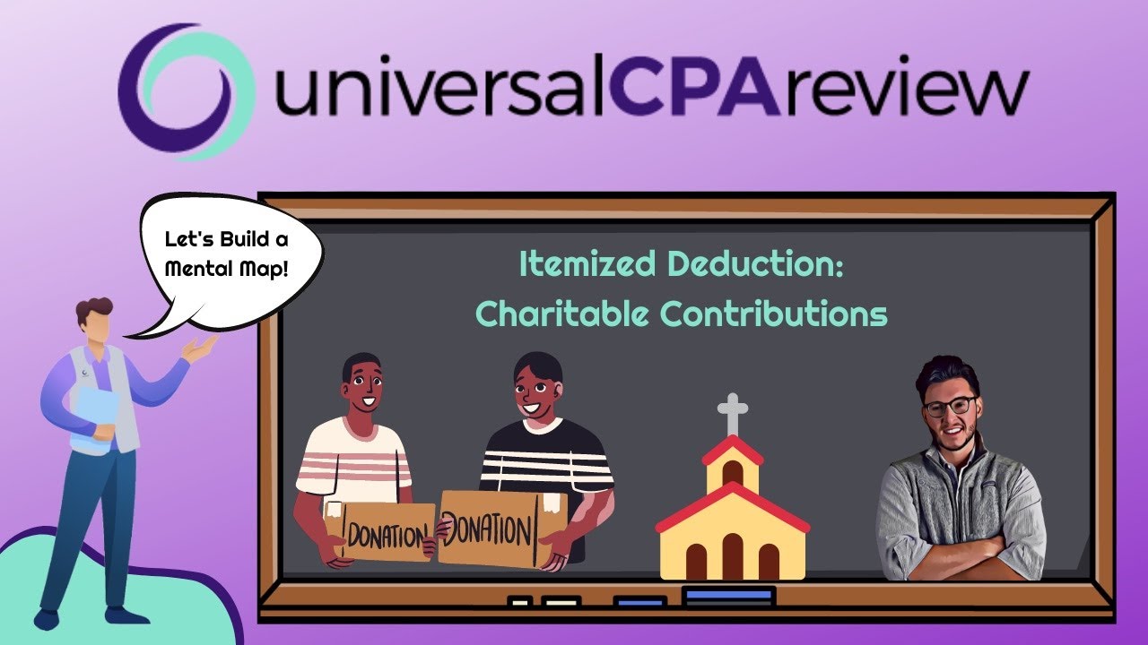 Itemized Deductions | Charity | CPA REG Exam