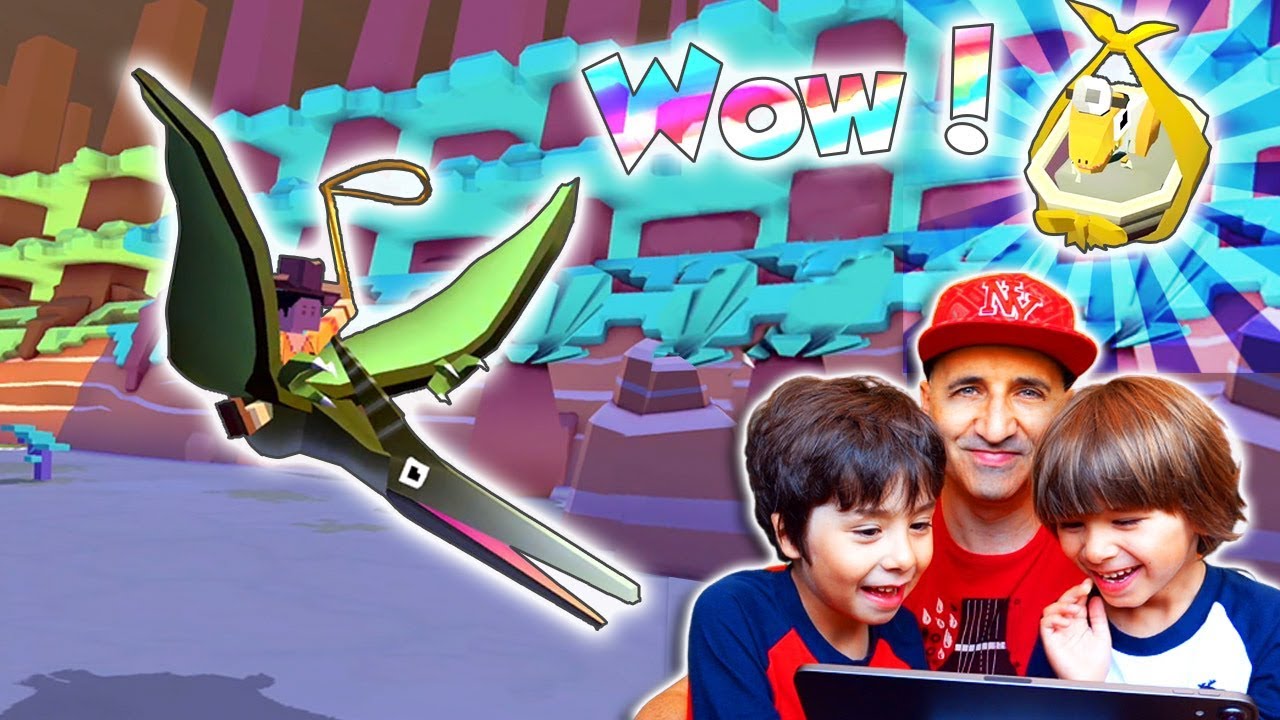 JUAN, el PTERODACTILO y un BABY DENTIRAPTOR!! Rodeo Stampede Dinosaurios