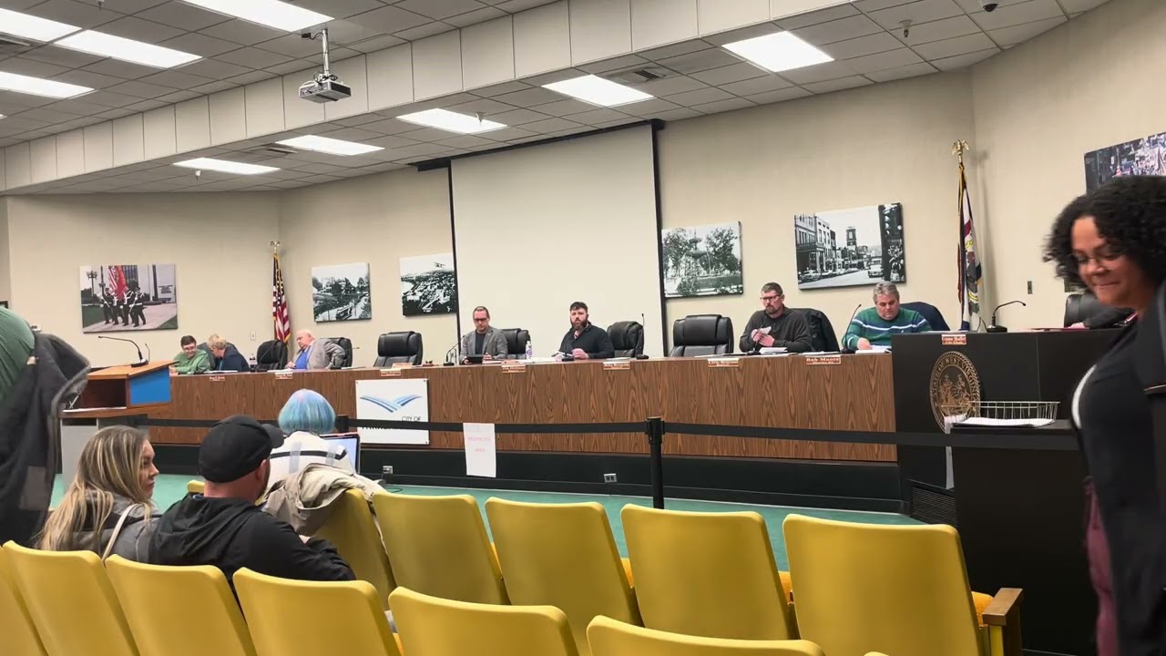 Parkersburg city Council meeting. February 24, 2026.