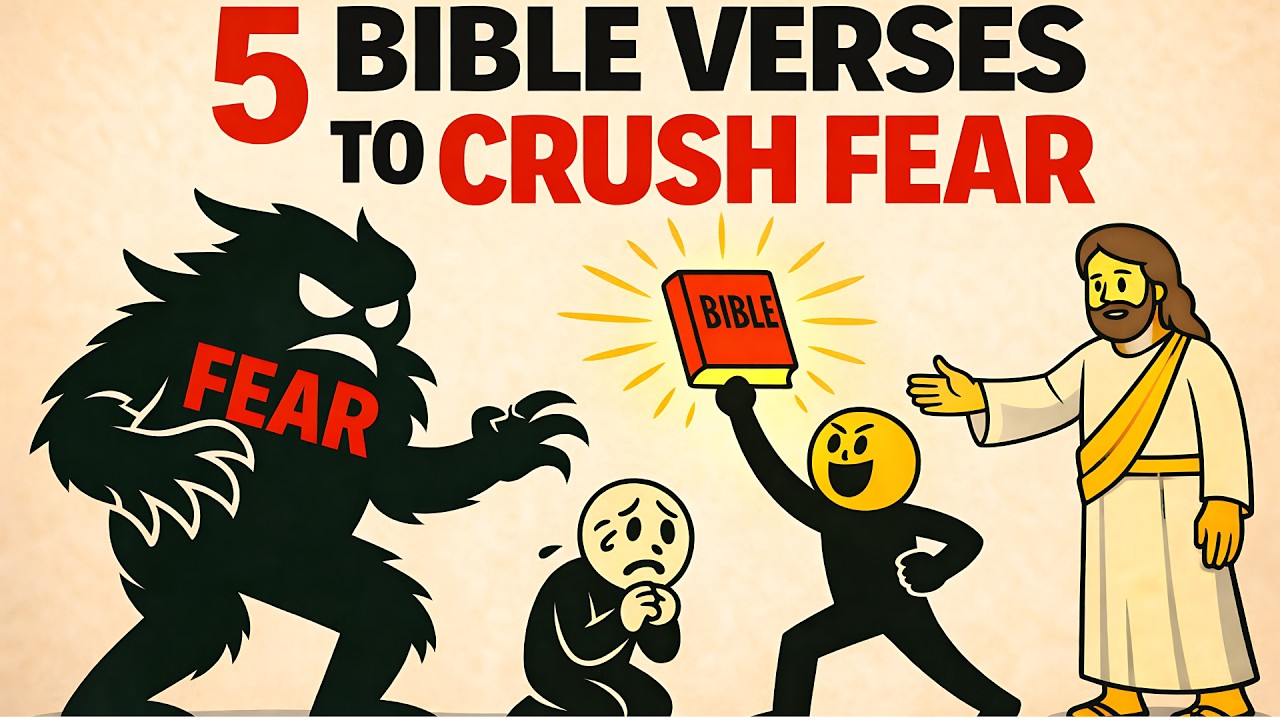 5 Scriptures That Destroy Fear and Anxiety | Biblical Truth