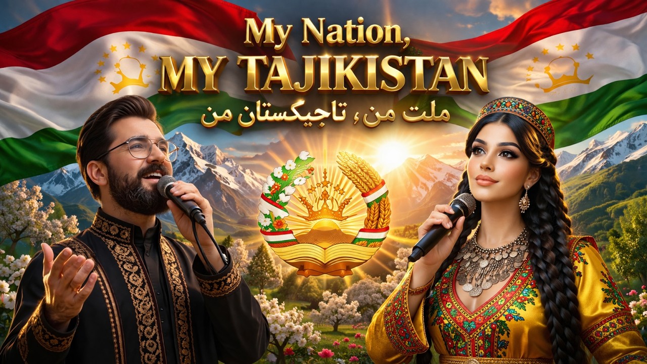 Миллати Ман, Тоҷикистони Ман 🇹🇯 | Millati Man Tojikistoni Man | Hamid Hiraad & Roxana Mehrin