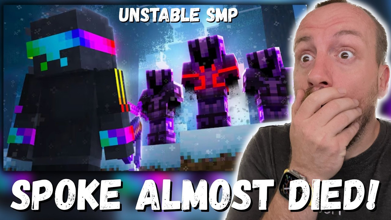SPOKE ALMOST DIED!!! Spoke Minecraft Trapper VS Elite Bounty Hunters (UNSTABLE SMP REACTION!!!)