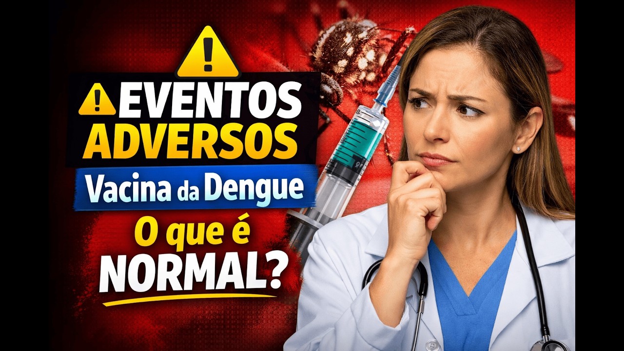 🚨 Segurança e Eventos Adversos da Vacina da Dengue Butantan