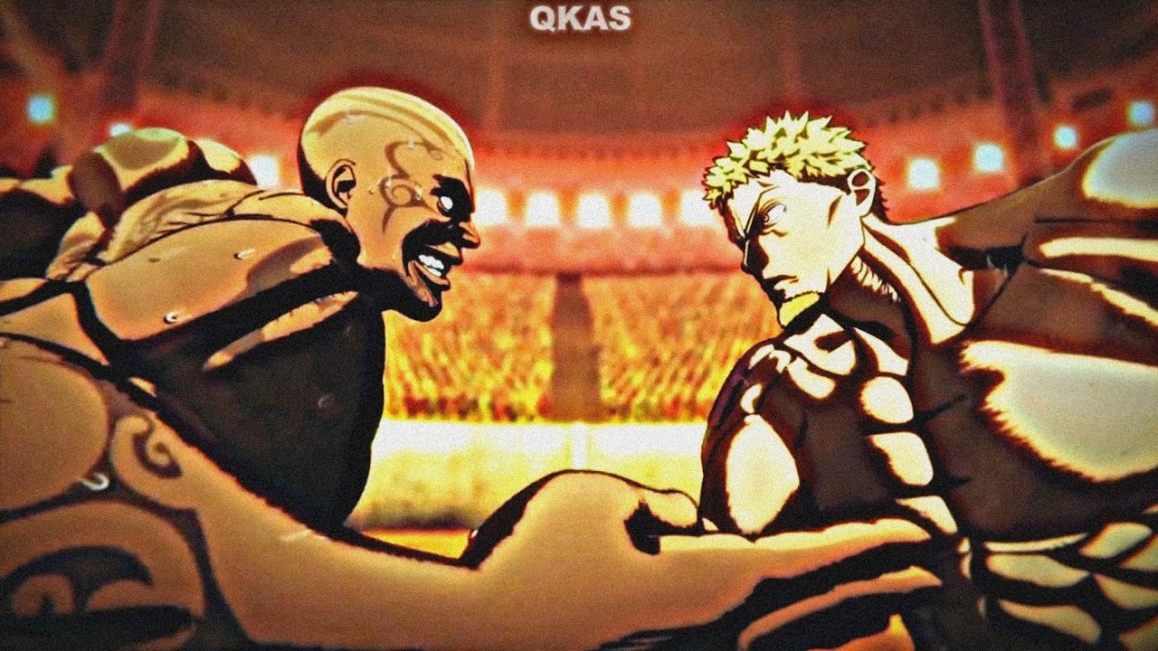 Wakatsuki vs Muteba Gizenga | Kengan Ashura s2 p2 AMV | Kiraw x Sadfriendd - Guerrilla