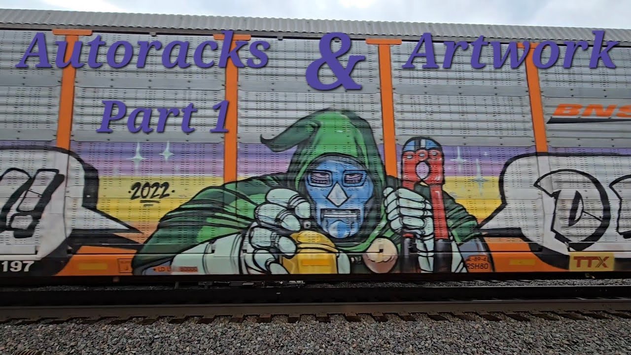 Awesome Autorack Trains Part 1!! Heritage Units! Graffiti! Multi-Location! Seasonal Scenery!