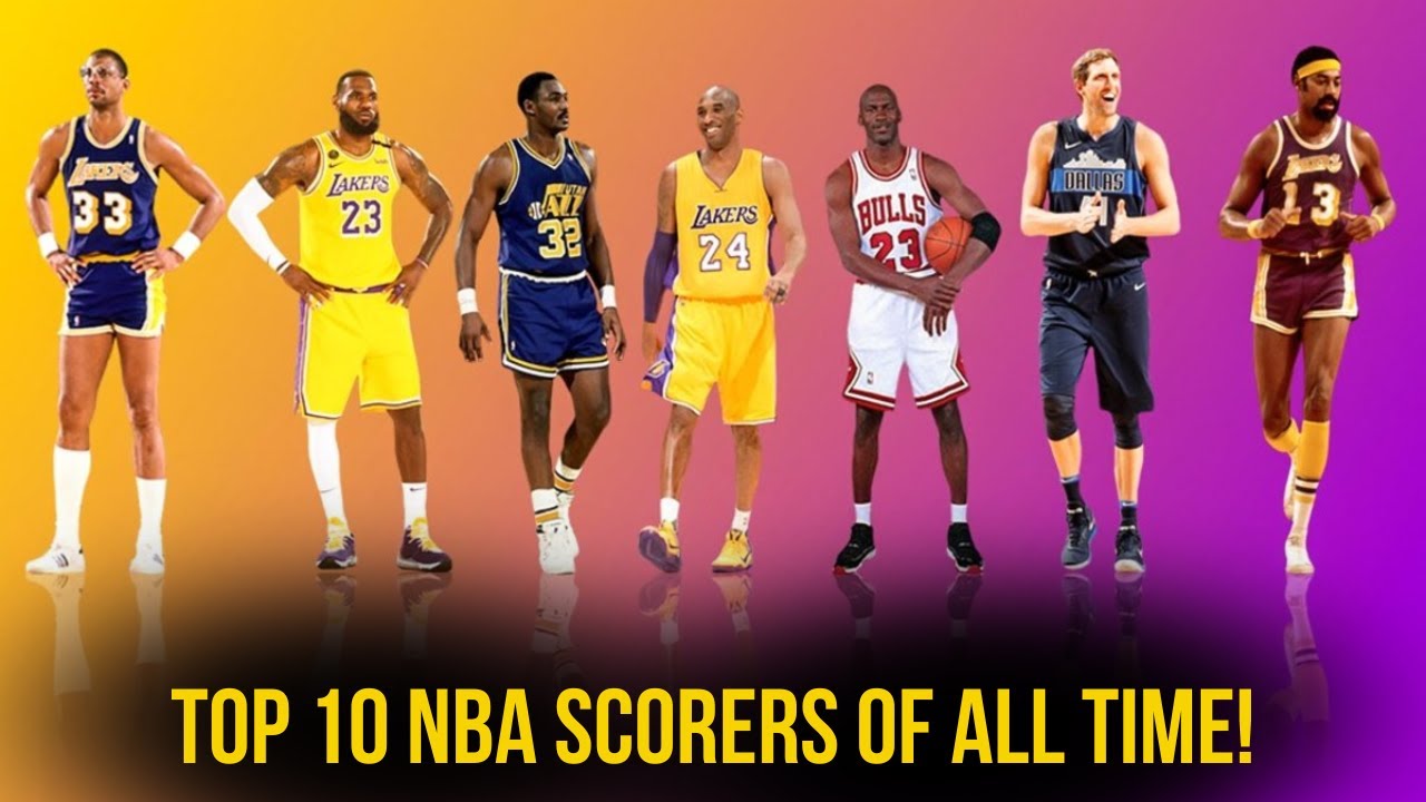 10 лучших бомбардиров НБА всех времён — легенды скоринга! 🏀🔥