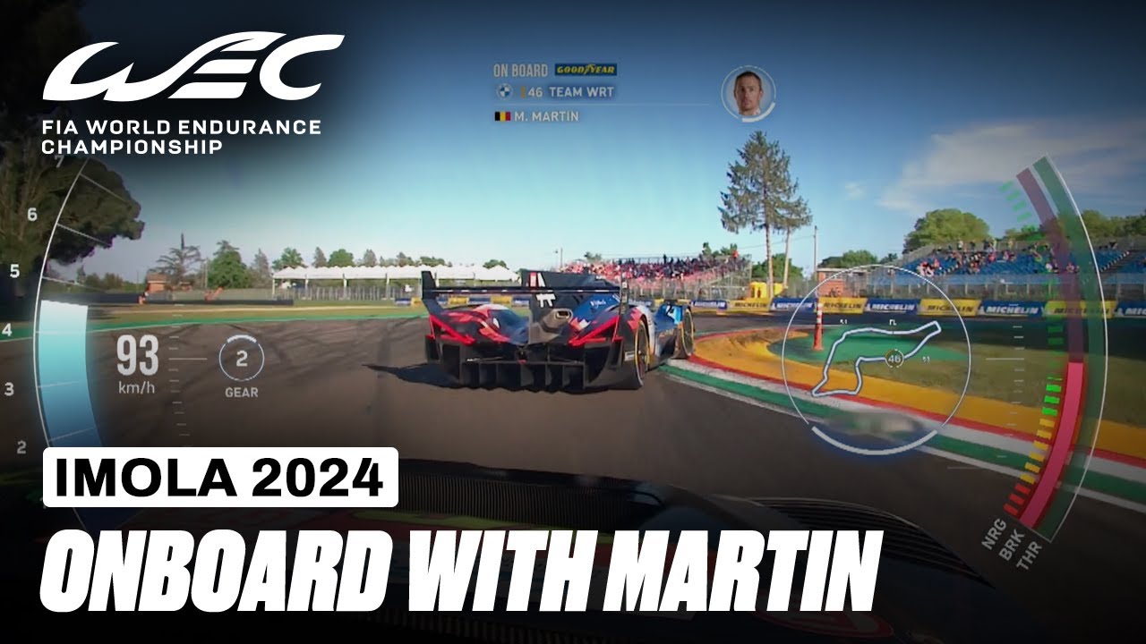 Onboard Lap Maxime Martin BMW M4 LMGT3 I 2024 6 Hours of Imola I FIA WEC