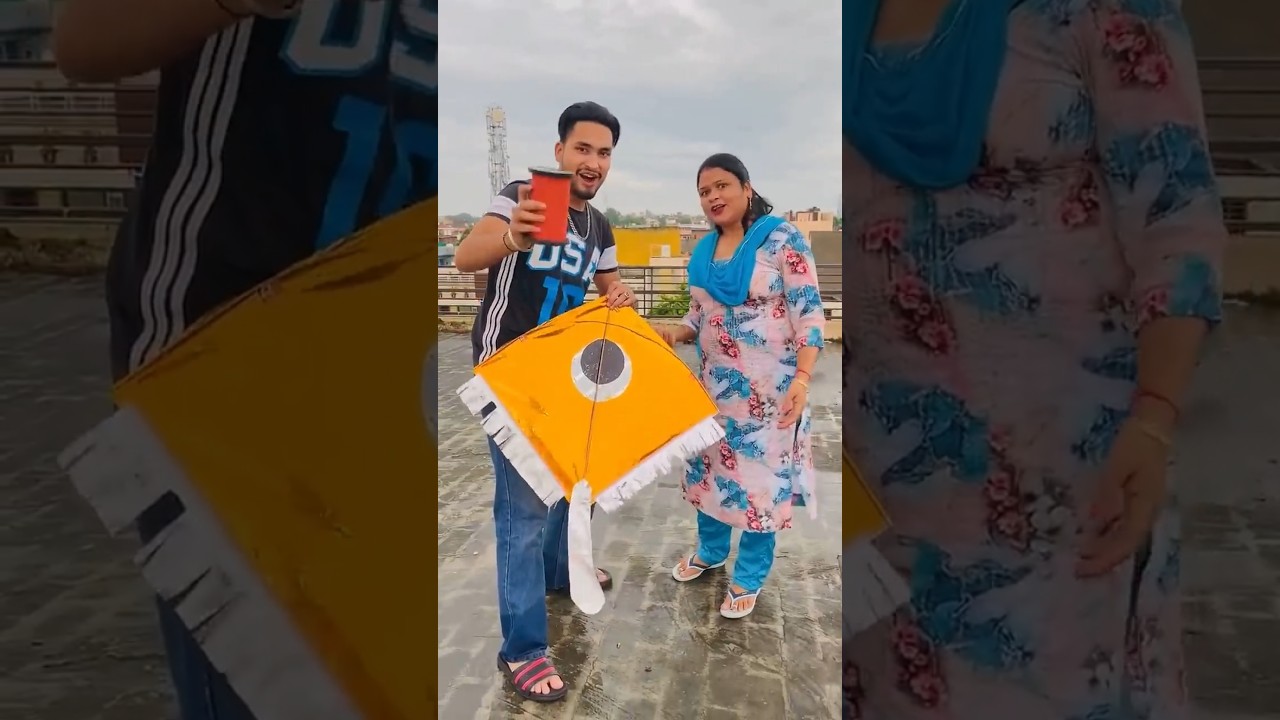 charkri ko dala patang mei🪁😍 #funny #kiteground #comedy #gamechangerskiteclub #kite #shorts #patang