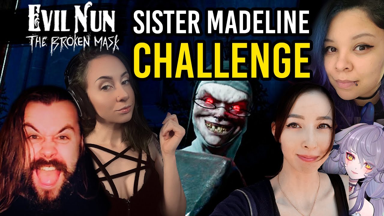 EVIL NUN 🔨 SISTER MADELINE CHALLENGE SUMMARY 🎮 KingsCRT | KatLink | Larxa | OtterLady