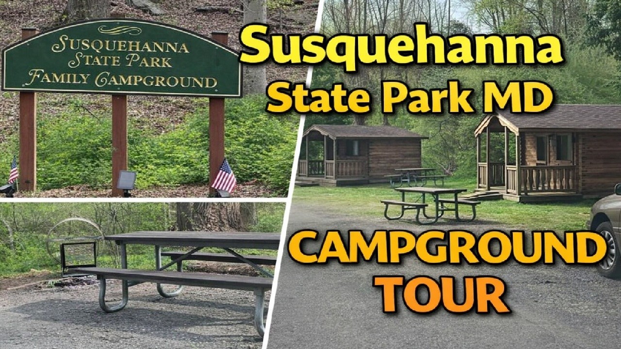 Susquehanna State Park MD Campground Tour
