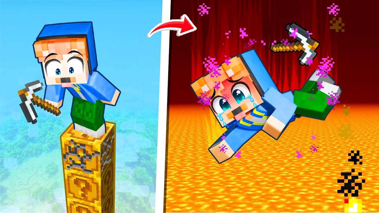 MINECRAFT PILLAR ABER WIR HABEN UNENDLICH VIEL GLÜCK!