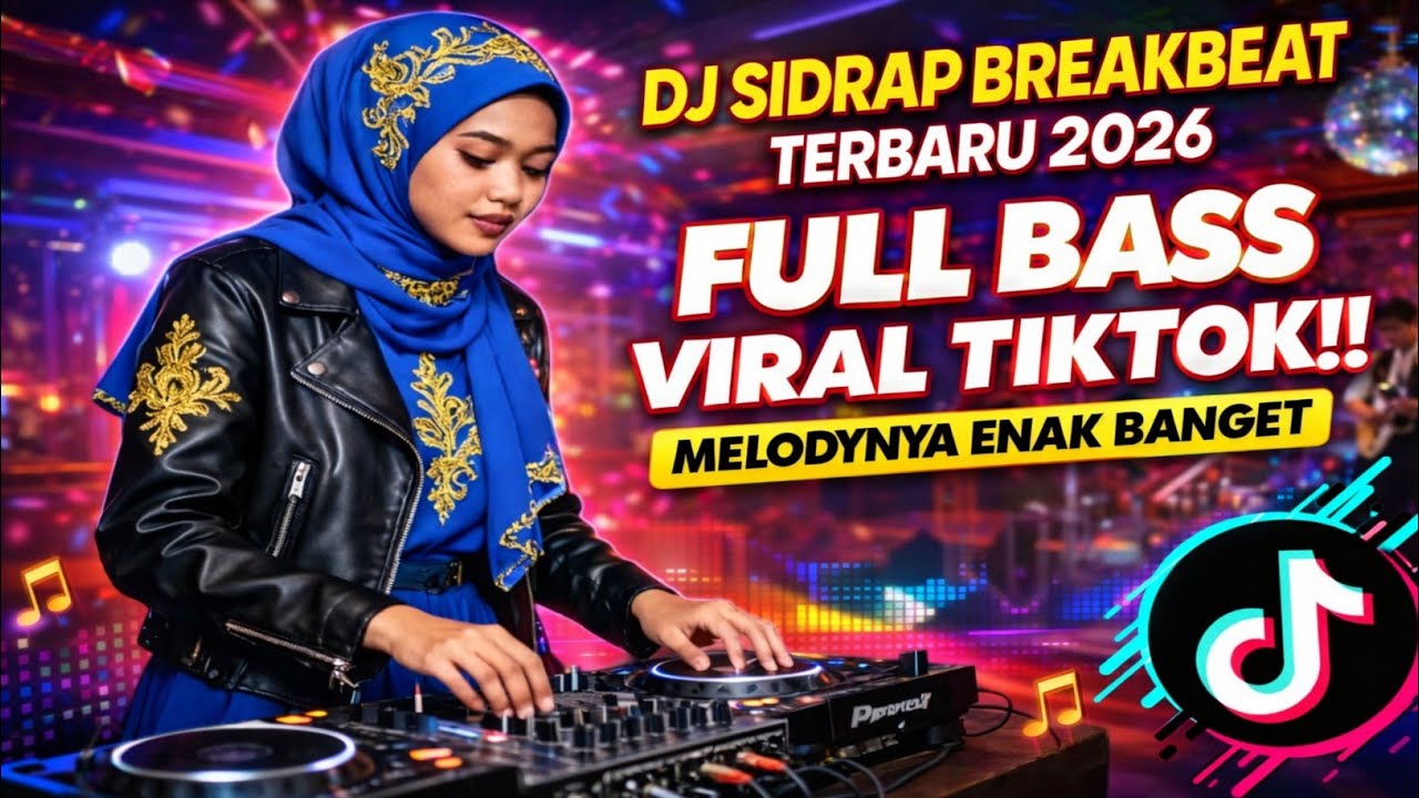 DJ SIDRAP BREAKBEAT TERBARU 2026 - FULL BASS VIRAL TIKTOK!! MELODYNYA ENAK BANGET