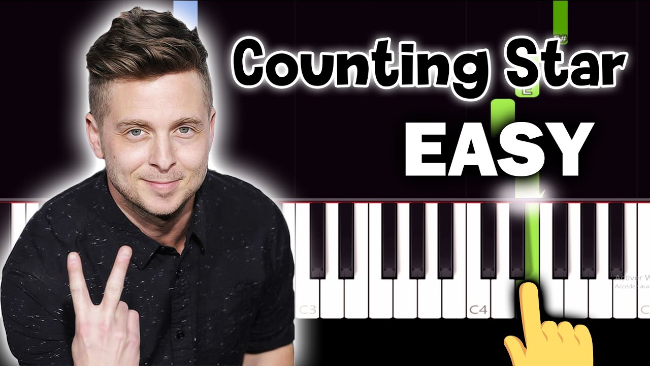 One Republic - Counting Star - EASY Piano tutorial