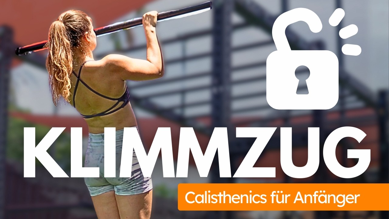 Klimmzug lernen für Calisthenicsanfänger I Tests, Trainingsplan & Progression