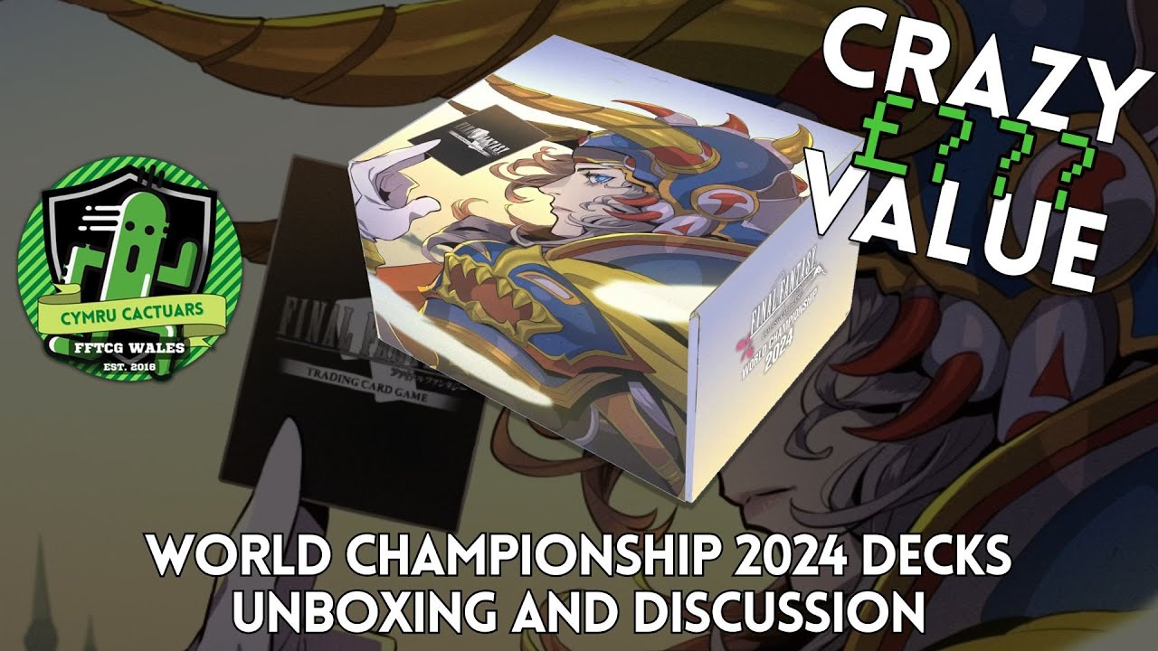 START PLAYING FFTCG TO A WORLD STANDARD WITH THIS INSANE BOX // Cymru Cactuars // Final Fantasy TCG