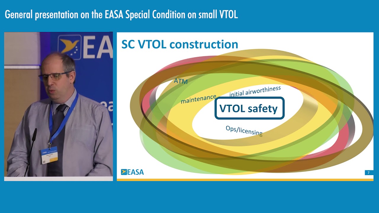 General presentation on the EASA Special Condition on small VTOL  - Rotorcraft & VTOL Symposium 2019