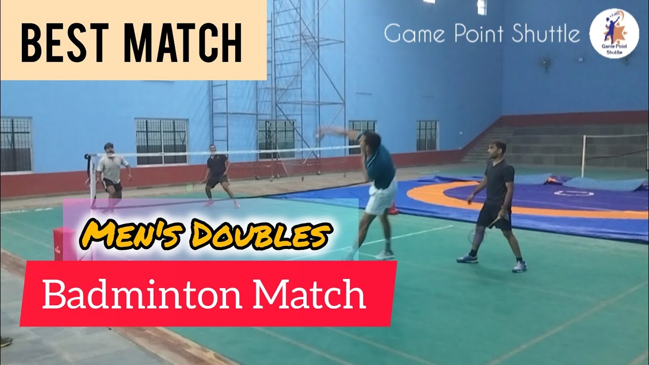 |Match#4| Men's Doubles Badminton 🏸🔥#game #match #badminton #sports #video #shuttle #rally #smash