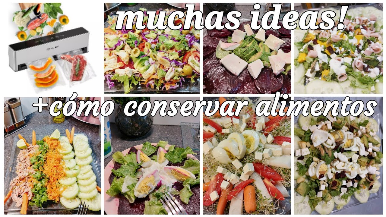 Ensaladas Deliciosas en Verano😋 sellador al vacío #Ramjoy
